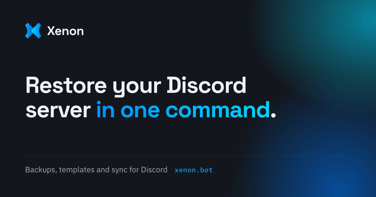 Ultras: Discord server template | Xenon